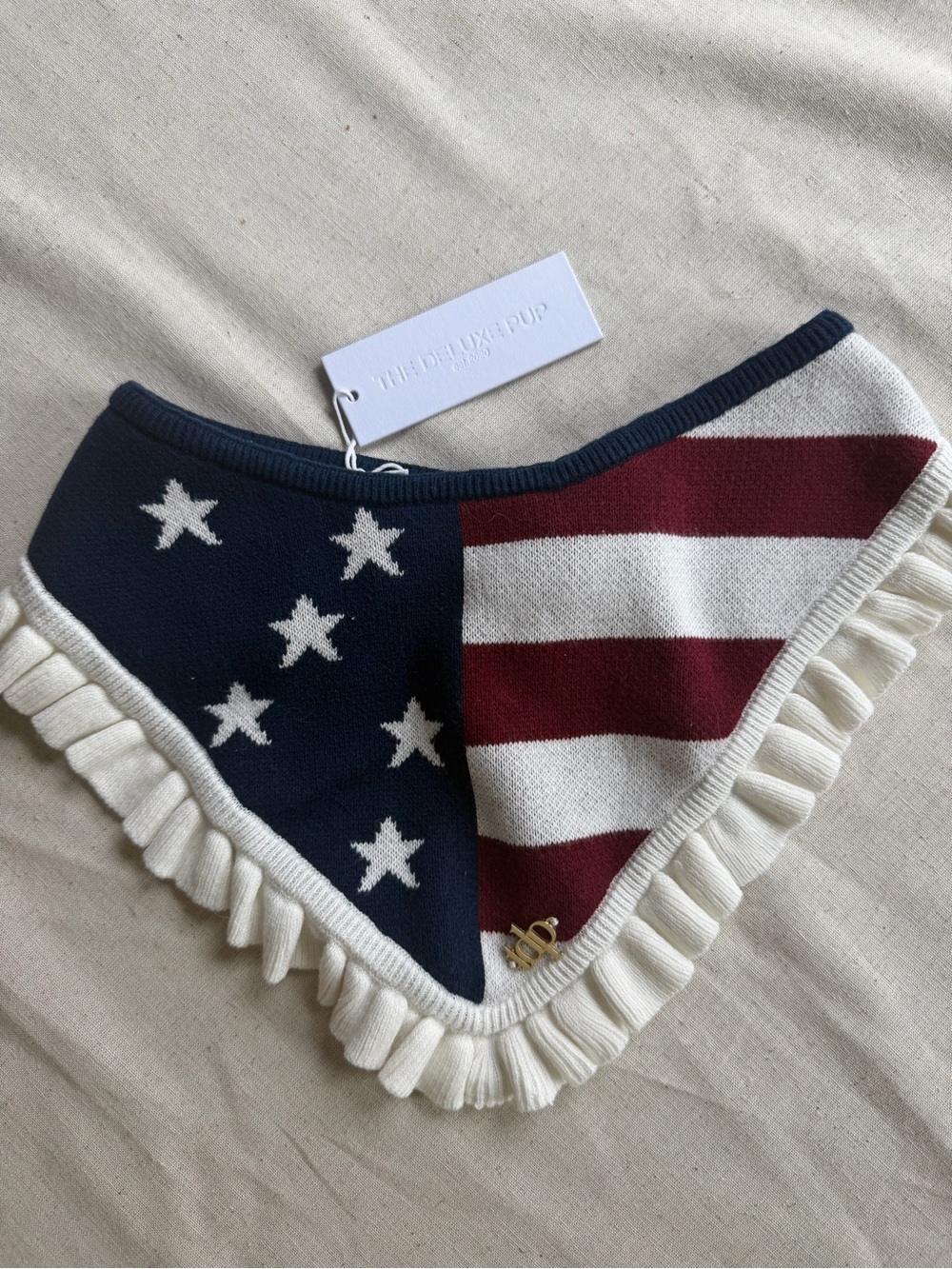 The Deluxe Pup American Flag Bandana